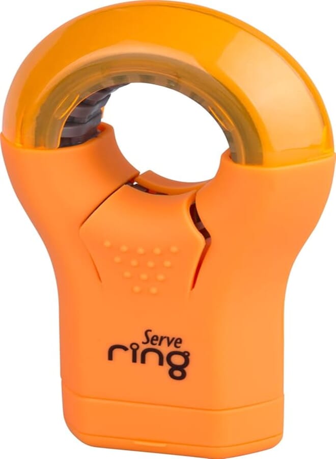 Serve SV-Ring1FT Ring 2 in 1 Eraser and Sharpener - Orange